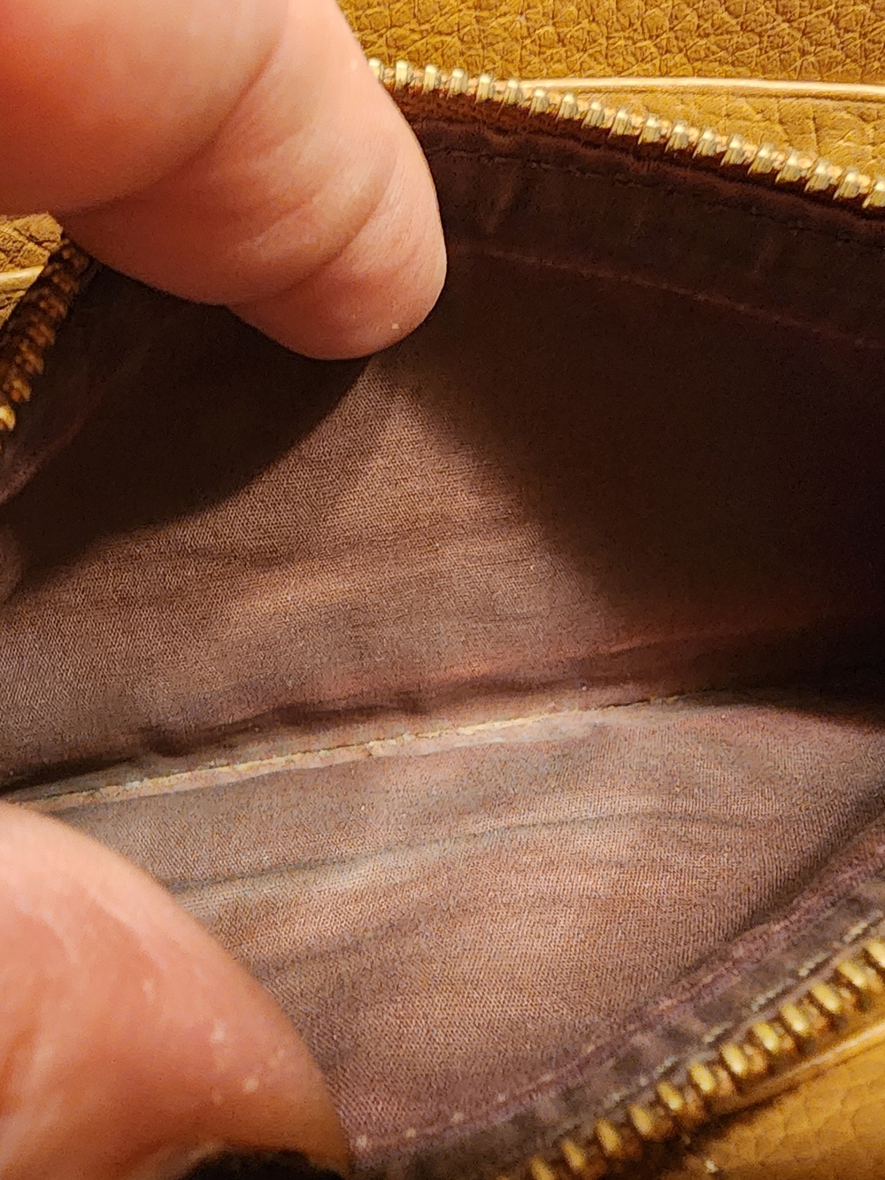 tan Chloé Marcie grained calfskin long zip-around wallet - Picture 12 of 16